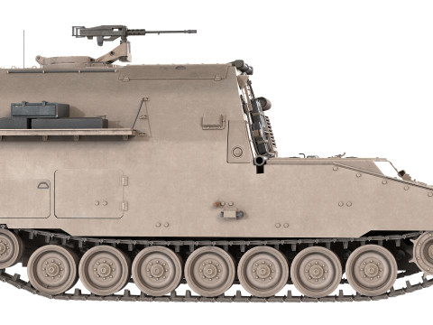 M992 Field tank 3D Model