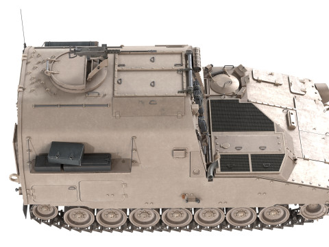M992 Field tank 3D Model