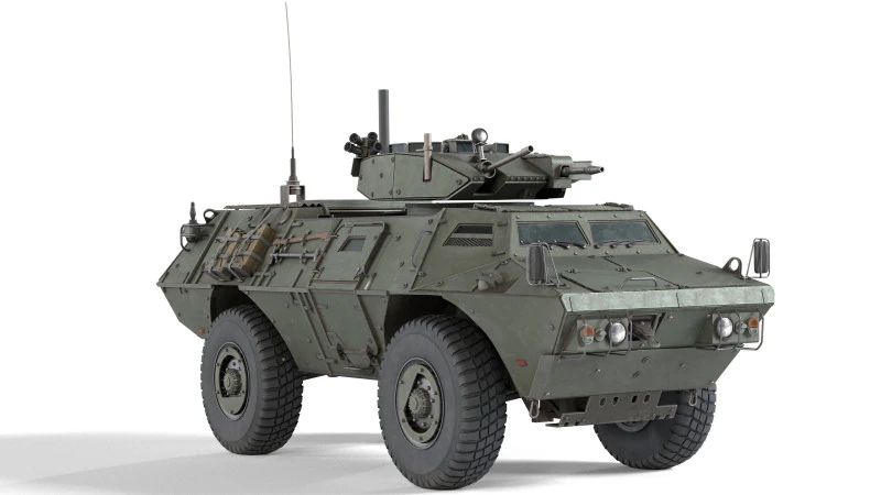 M1117 Guardian ASV tank 3D Model .c4d .max .obj .3ds .fbx .stl .blend