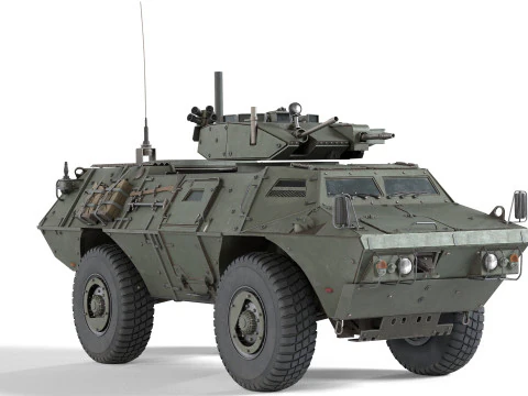 Танк M1117 Guardian ASV 3D Модель