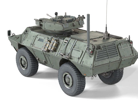 M1117 Guardian ASV tank 3D Model