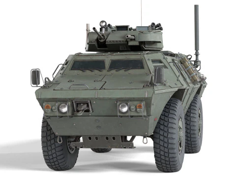 M1117 Guardian ASV tank 3D Model