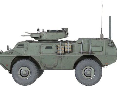 M1117 Guardian ASV tank 3D Model