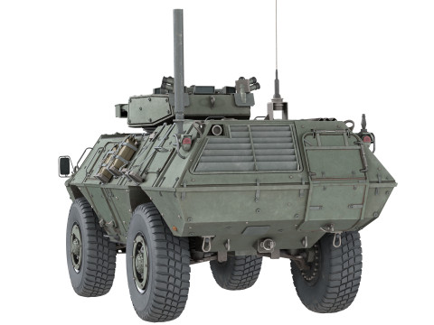 M1117 Guardian ASV tank Model 3D