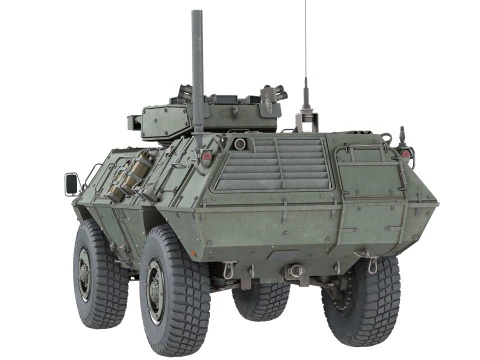 M1117 Guardian ASV tank 3D Model