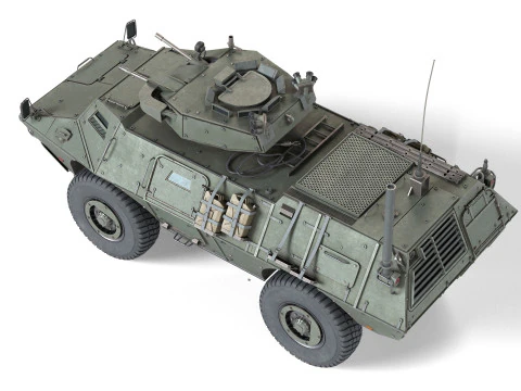 M1117 Guardian ASV tank 3D Model