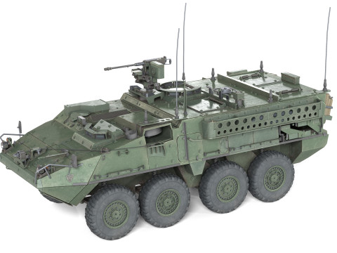 M1130 Stryker CV tank Modello 3D