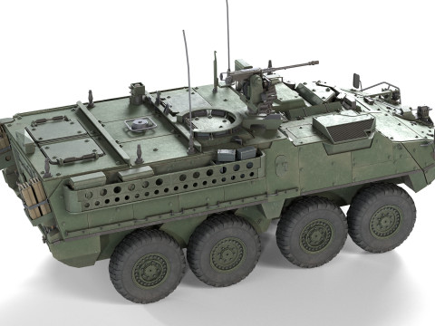M1130 Stryker CV tank 3D Model