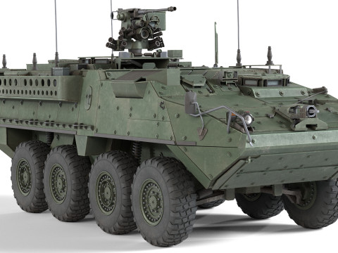 M1130 Stryker CV tank 3D Model