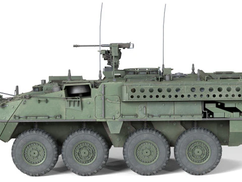 M1130 Stryker CV tank 3D Model