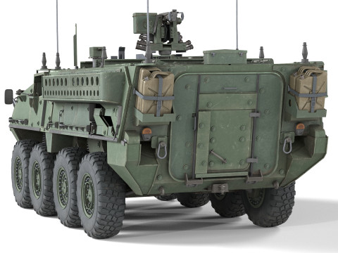 M1130 Stryker CV tank 3D Model