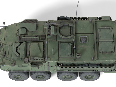 M1130 Stryker CV tank 3D Model
