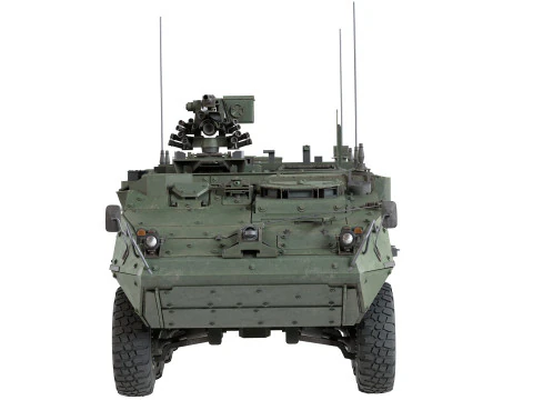 M1130 Stryker CV tank 3D Model