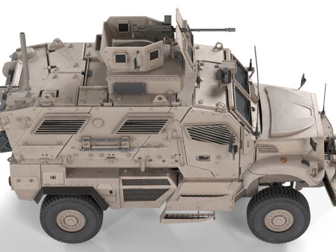 MRAP International MaxxPro Vehicle 3D Model