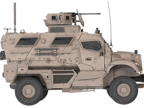 MRAP International MaxxPro Vehicle 3D 모델