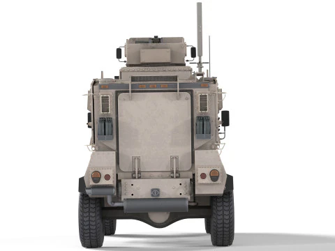 MRAP International MaxxPro Vehicle 3D Model