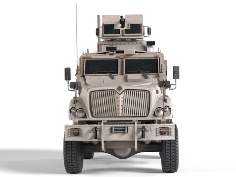 MRAP International MaxxPro Vehicle 3D Model