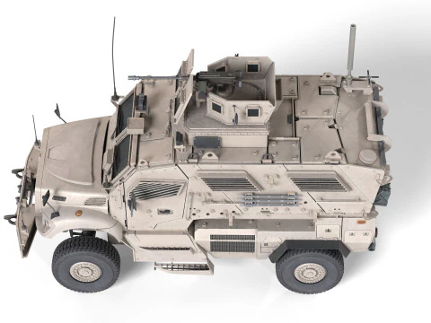 MRAP International MaxxPro Vehicle 3D Model