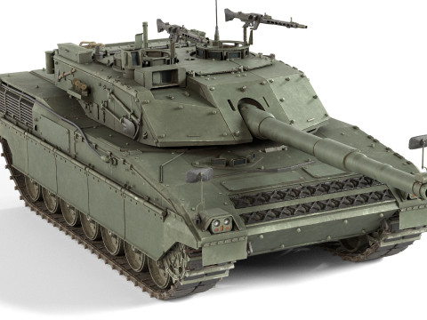 Ariete MBT tank 3D Model