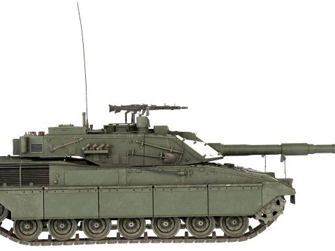 Ariete MBT tank 3D Model