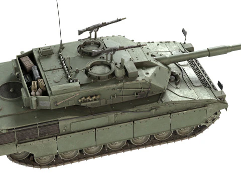 Ariete MBT tank 3D Model
