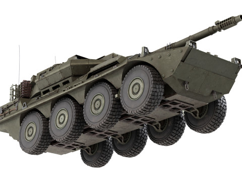 B1 Centauro tank Modelo 3D