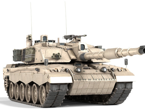 FV4034 Challenger 2 UK Modello 3D