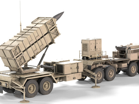 HEMTT MIM104 Patriot 3D-Modell