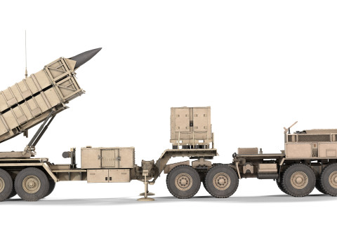 HEMTT MIM104 Patriot 3D-Modell