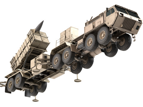 HEMTT MIM104 Patriot 3D-Modell