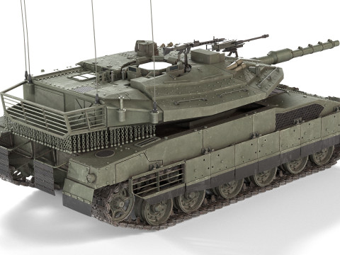 Merkava Mk4 tank 3D Model
