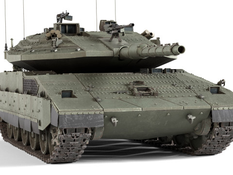 Merkava Mk4 tank 3D Model