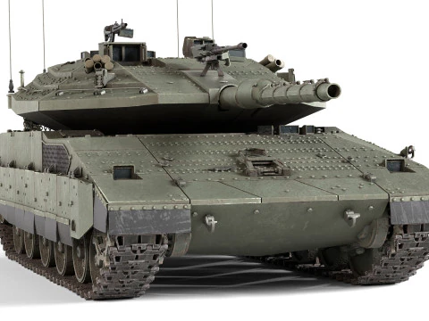 Merkava Mk4 tank 3D Model