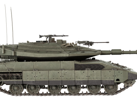 Merkava Mk4 tank 3D Model