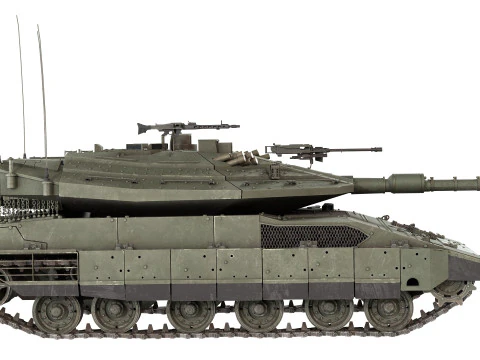 Merkava Mk4 tank 3D Model
