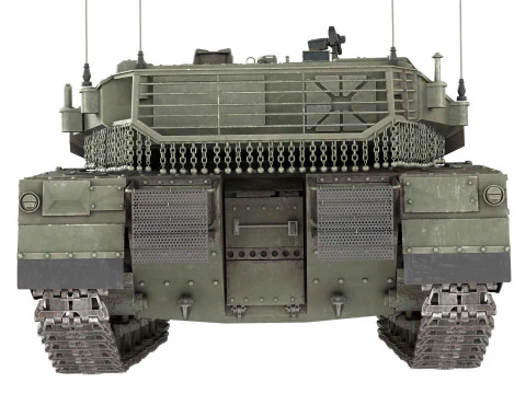 Merkava Mk4 tank 3D Model