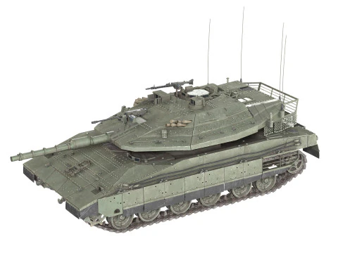 Merkava Mk4 tank 3D Model