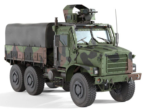Oshkosh MTVR Amk23 3D Model