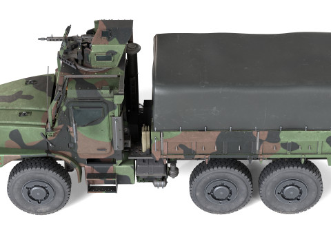 Oshkosh MTVR Amk23 Modelo 3D