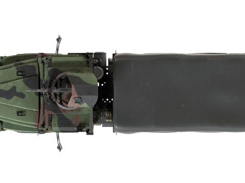 Oshkosh MTVR Amk23 Modelo 3D