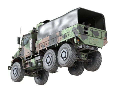 Oshkosh MTVR Amk23 3D Model
