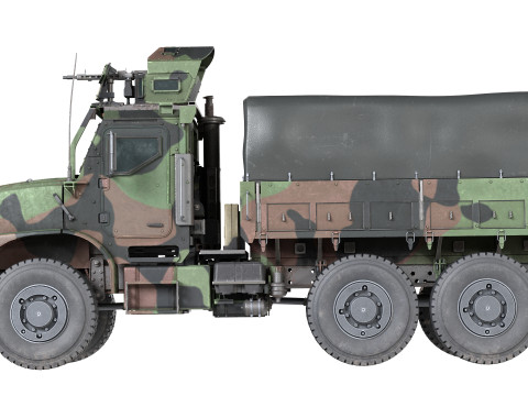 Oshkosh MTVR Amk23 Modelo 3D