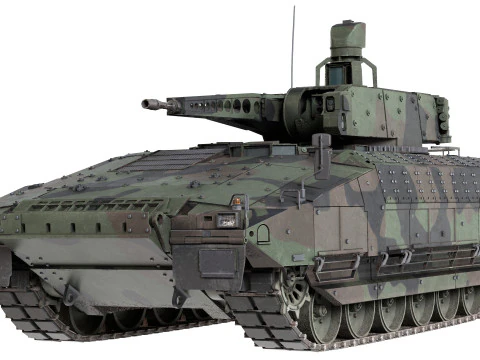 Puma 6x6 IFV 3D Model