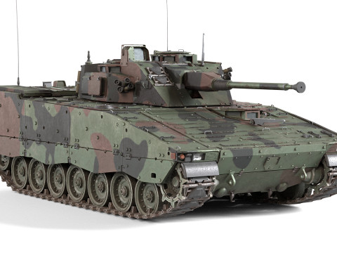Stridsfordon Combat Vehicle 90 3D Model