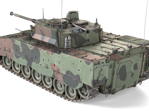 Stridsfordon Combat Vehicle 90 Modelo 3D