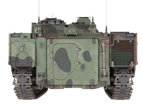 Stridsfordon Combat Vehicle 90 Modelo 3D