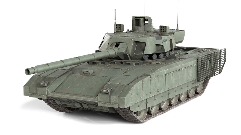 T14 Armata Russian MBT 3D 模型 .c4d .max .obj .3ds .fbx .stl .blend 