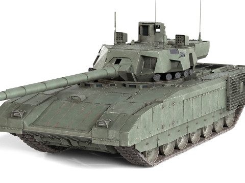 T14 Armata Russian MBT 3D Model