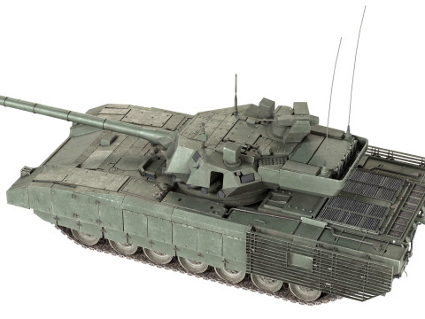 T14 Armata Russian MBT 3D 模型