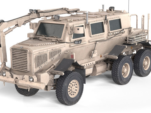 Buffalo MRAP Vehicle 3D Model